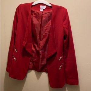 Classy red blazer